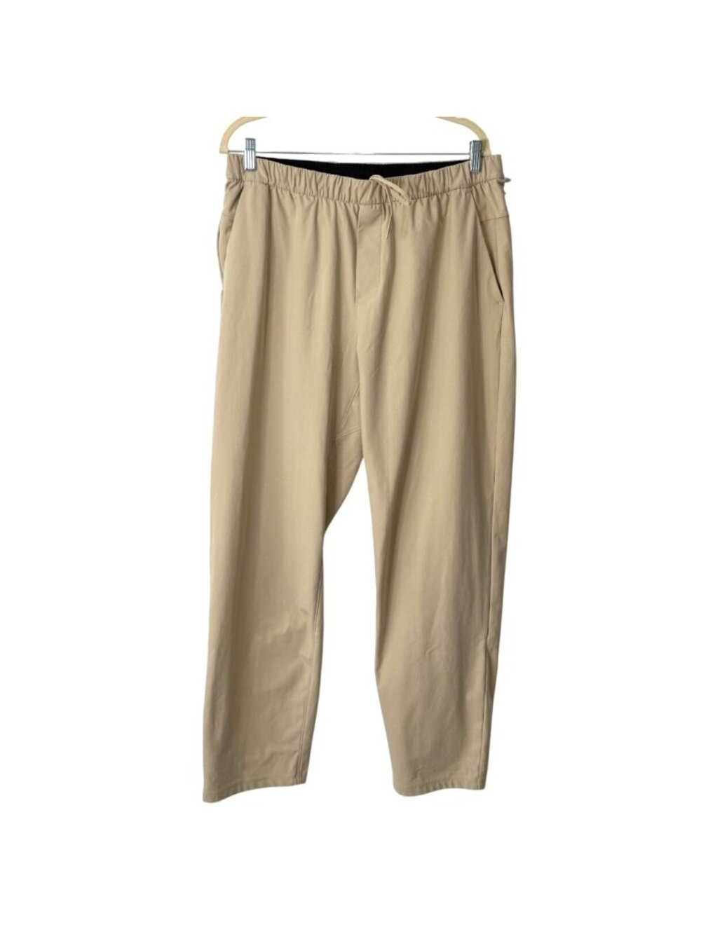 Lululemon Mens XL ABC Pull On Pant Tan Elastic Drawstring Waist 30" Inseam